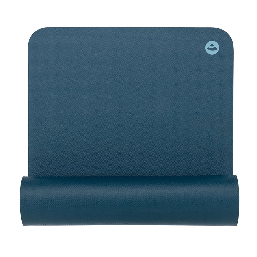 Yogamat ECOPRO DIAMOND natuurrubber extra dik - 185 x 60 cm x 6 mm - Blauw