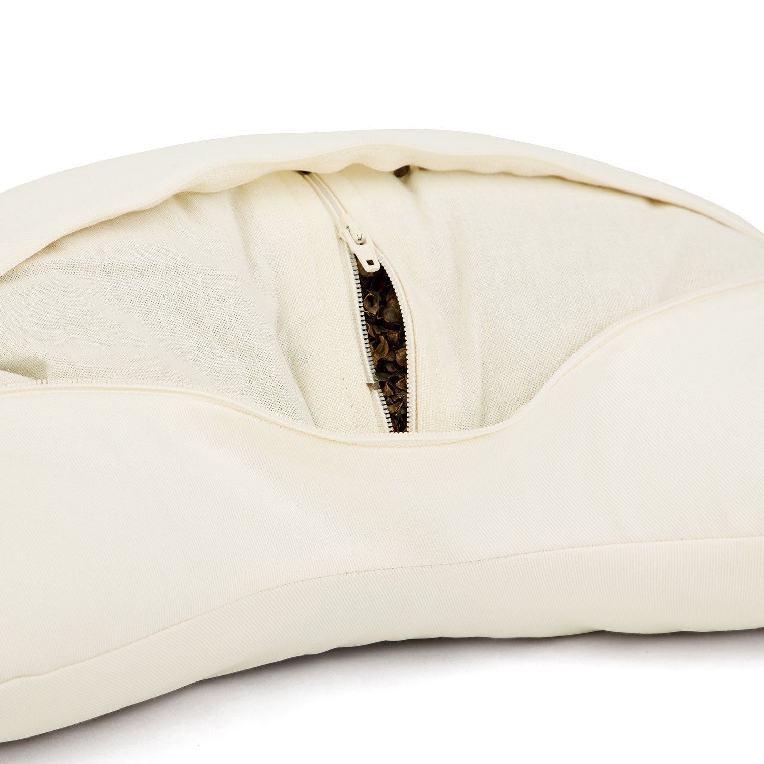 Meditatiekussen YOGI MOON ECO halve maan biologisch katoen