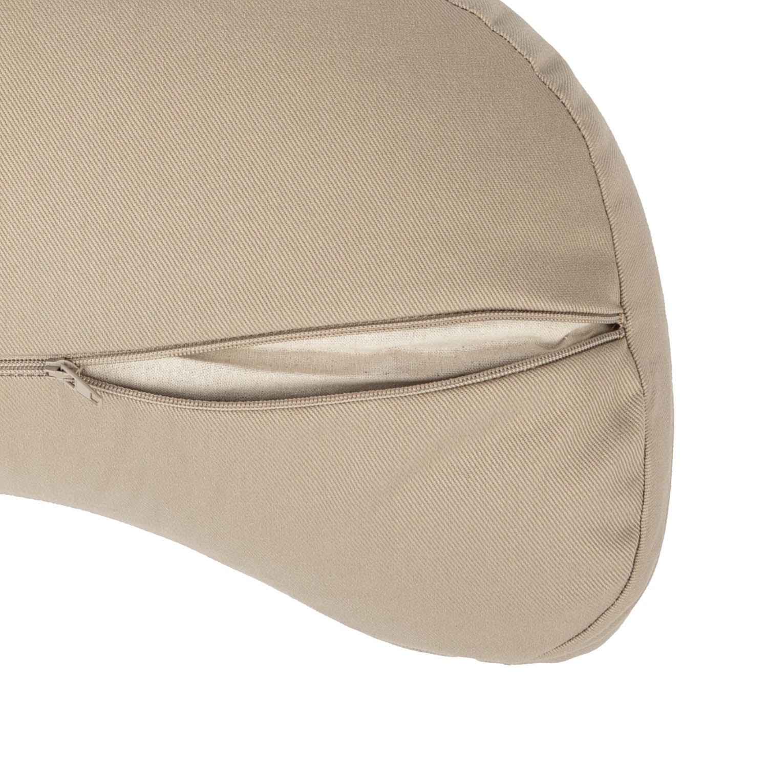 Meditatiekussen YOGI MOON ECO halve maan biologisch katoen