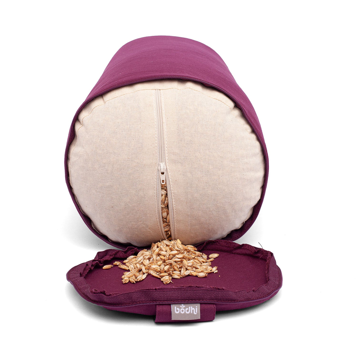 Yoga Bolster ECO rond biologisch katoen - 65 x 23 cm