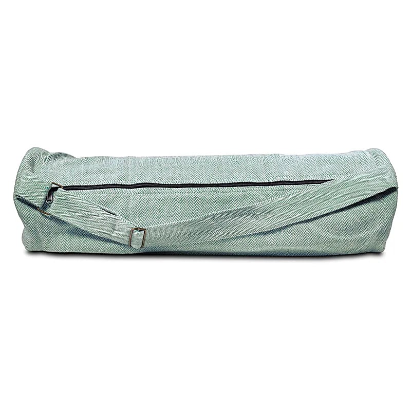Yogatas Katoen schouderriem - 65 x 19 cm - Groen