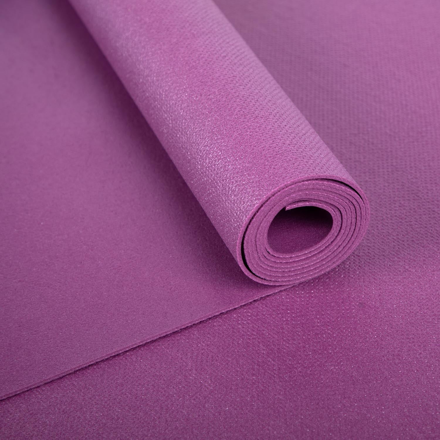 Yogamat STUDIO TRAVEL opvouwbaar - 183 x 60 cm x 2 mm - Aubergine
