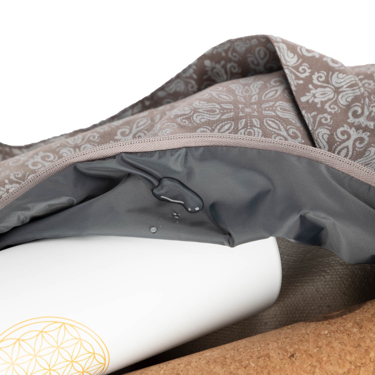 Yogatas Premium waterdicht - 61 x 29 x 24 cm - Bloem design