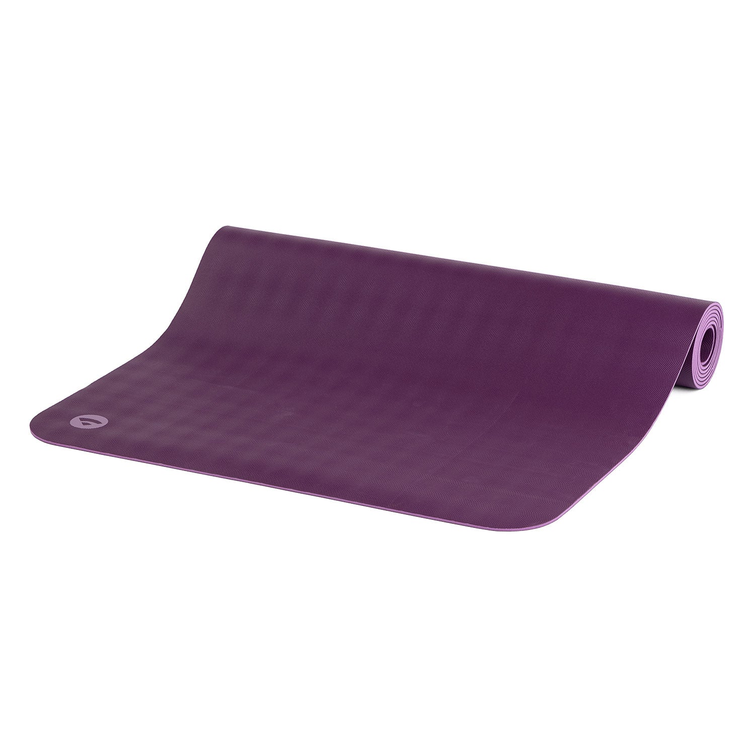 Yogamat ECOPRO natuurrubber antislip - 185 x 60 cm x 4 mm - Paars