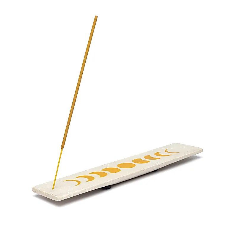 Wierookhouder zandsteen Maanfasen design