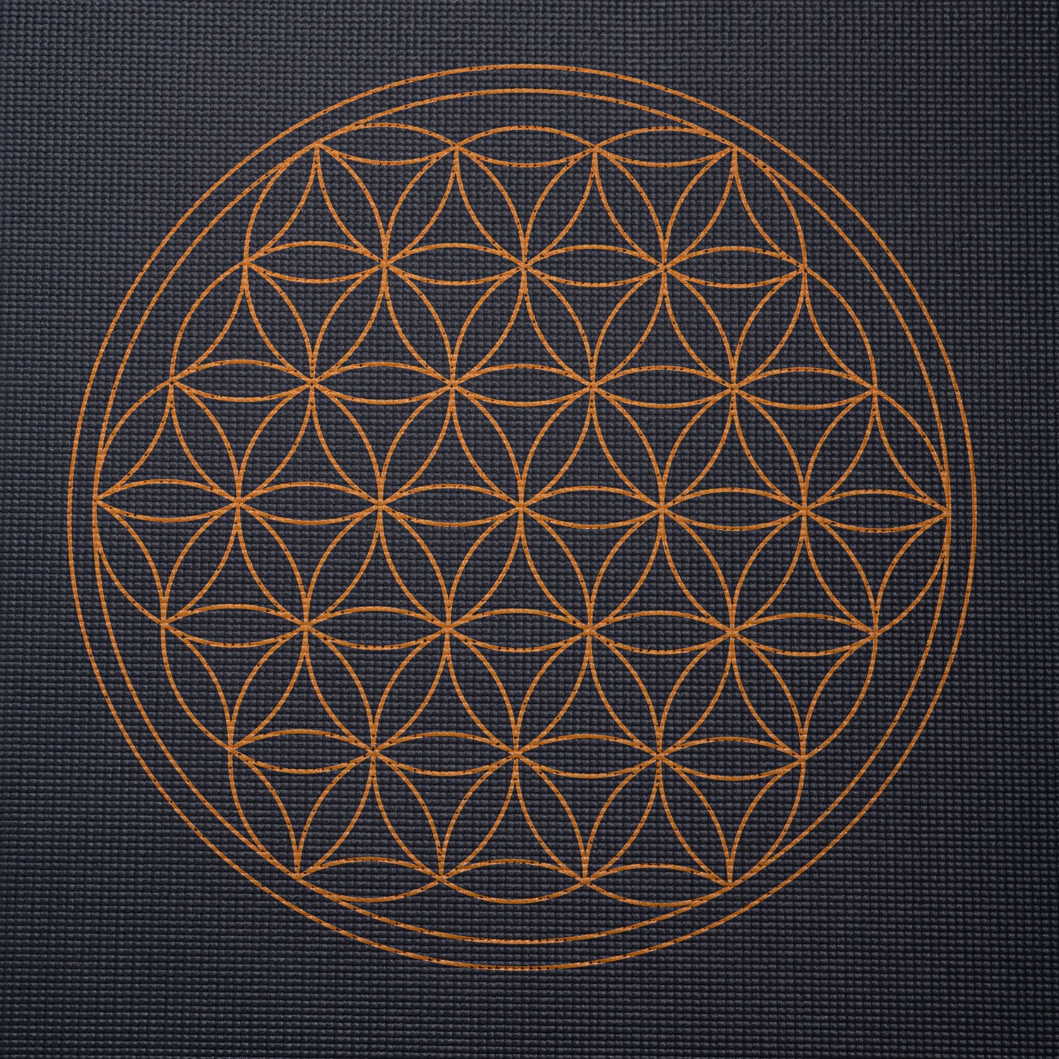 Yogamat ART Bloem des Levens design antislip - 183 x 60 cm x 4,5 mm