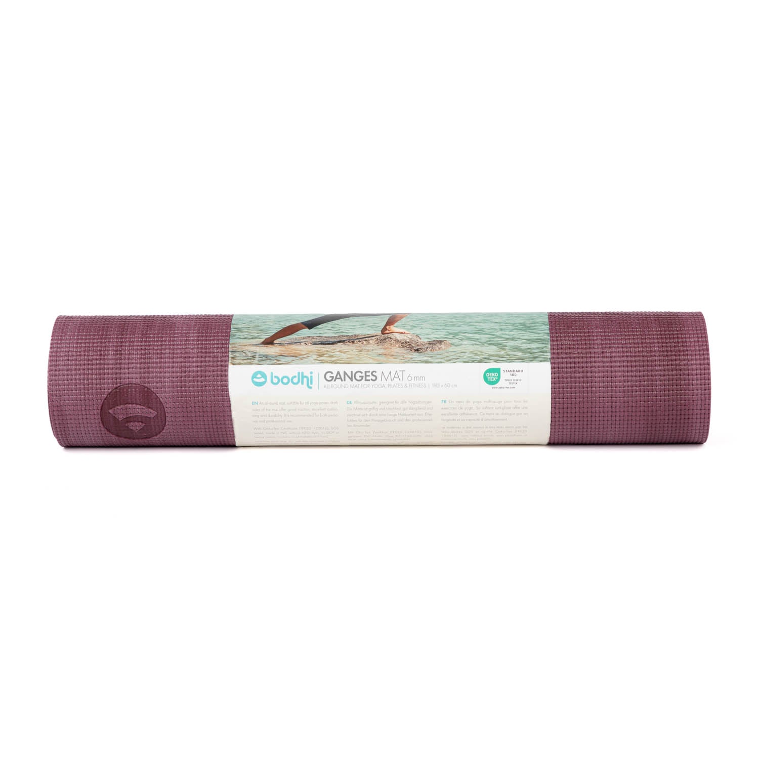 Yogamat FADE allround extra dik antislip - 186 x 60 cm x 6 mm