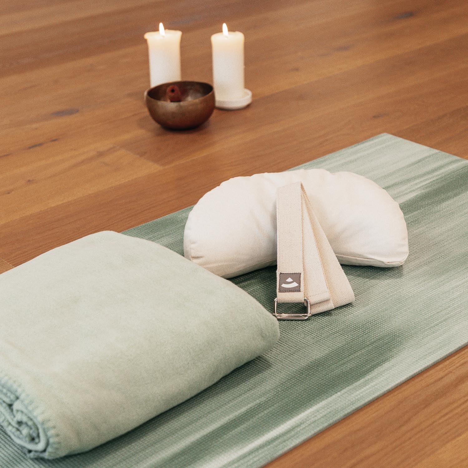 Yogamat FADE allround extra dik antislip - 186 x 60 cm x 6 mm