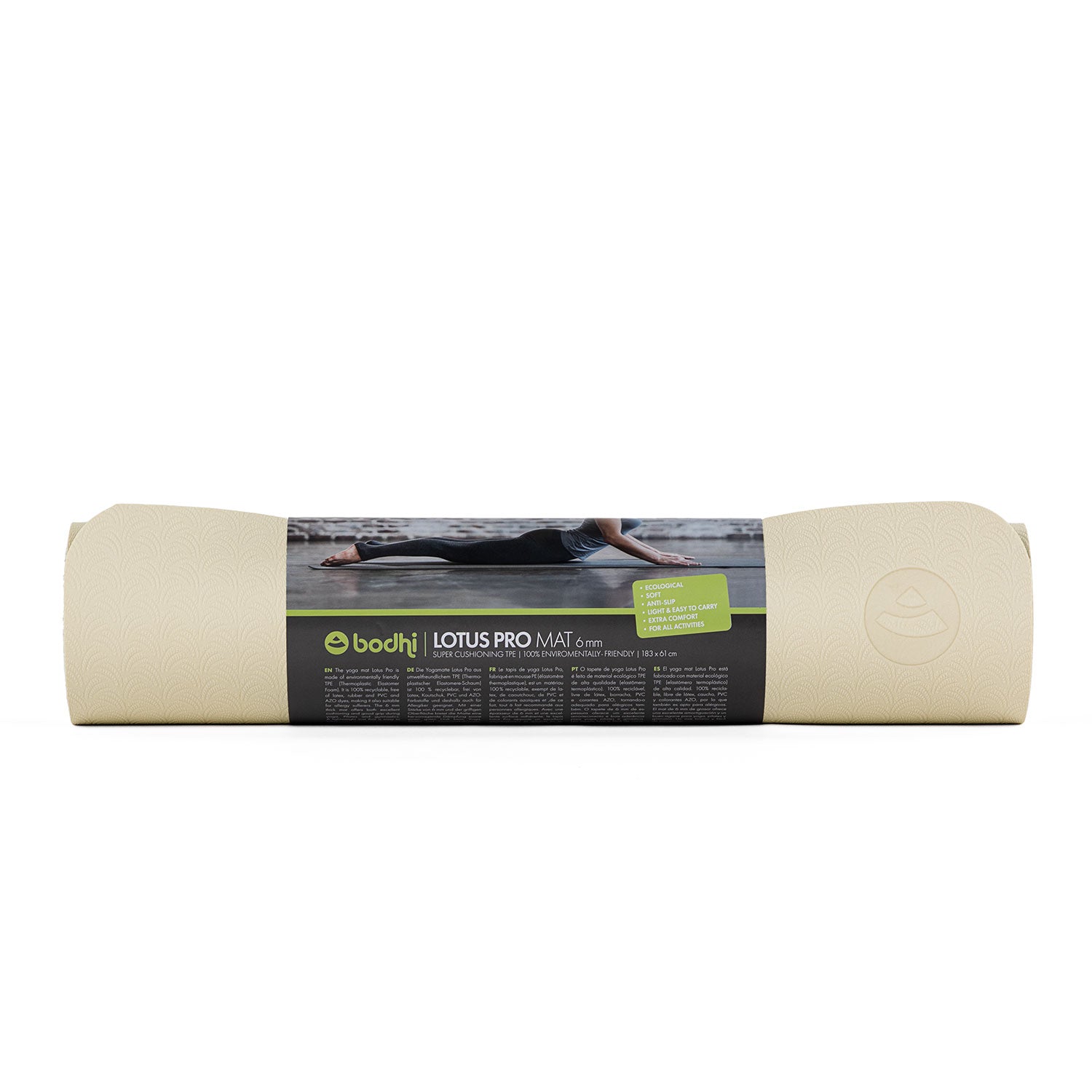 Yogamat CORE extra dik TPE antislip - 183 x 60 cm x 6 mm
