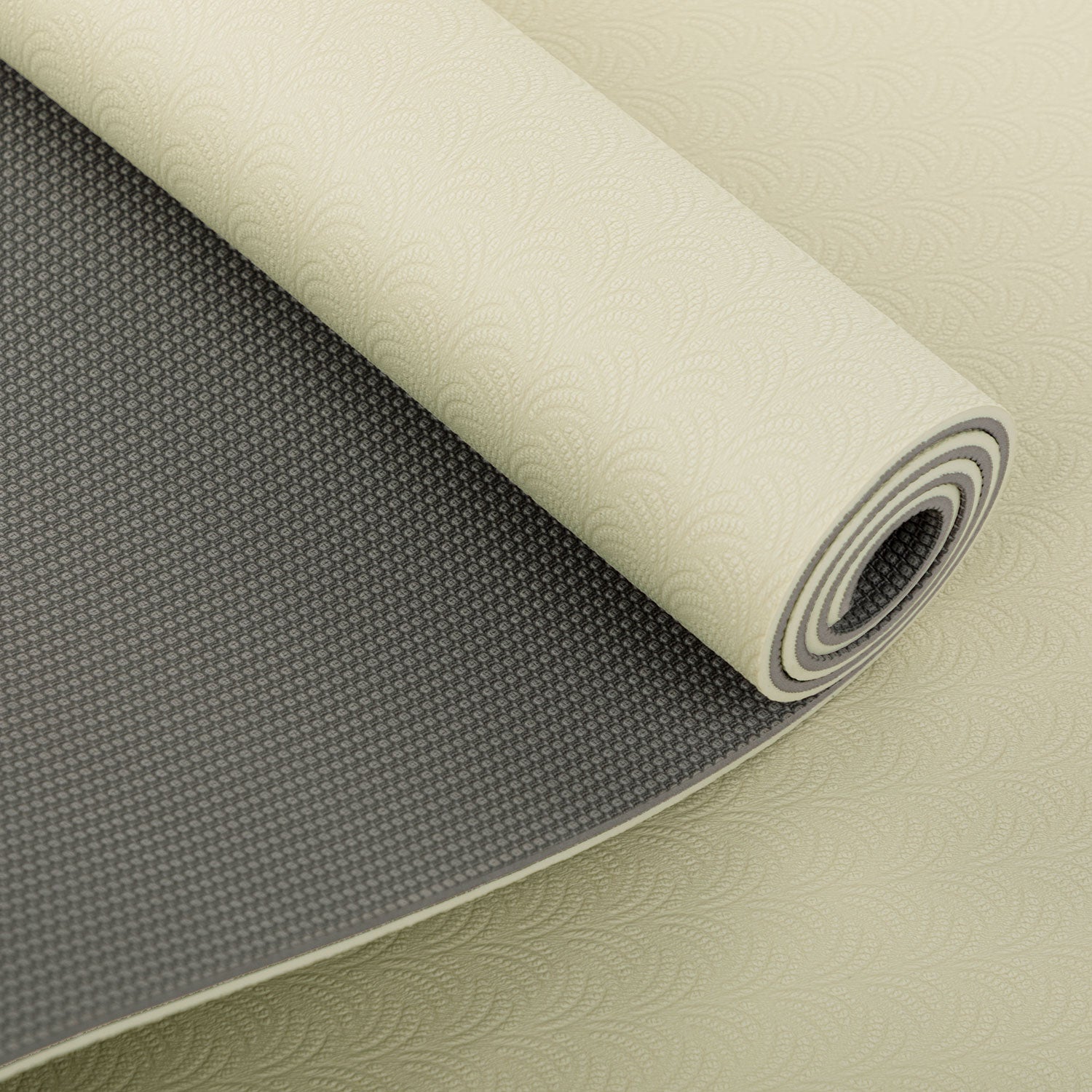 Yogamat CORE extra dik TPE antislip - 183 x 60 cm x 6 mm