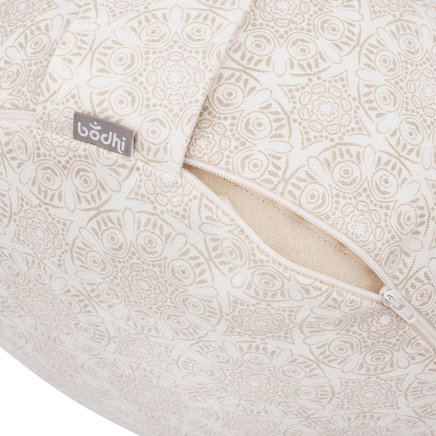 Meditatiekussen RONDO biologisch katoen Design print