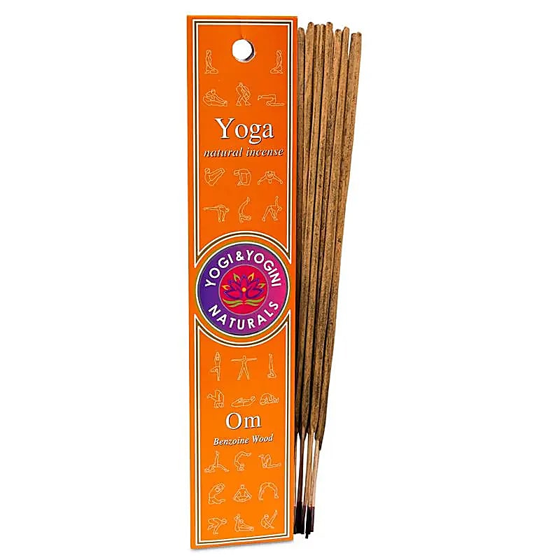 Wierook Yoga OM - 10 stokjes - Benzoine hout
