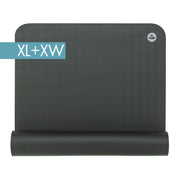 Yogamat XL ECOPRO natuurrubber antislip - 200 x 66 cm x 4 mm - Antraciet