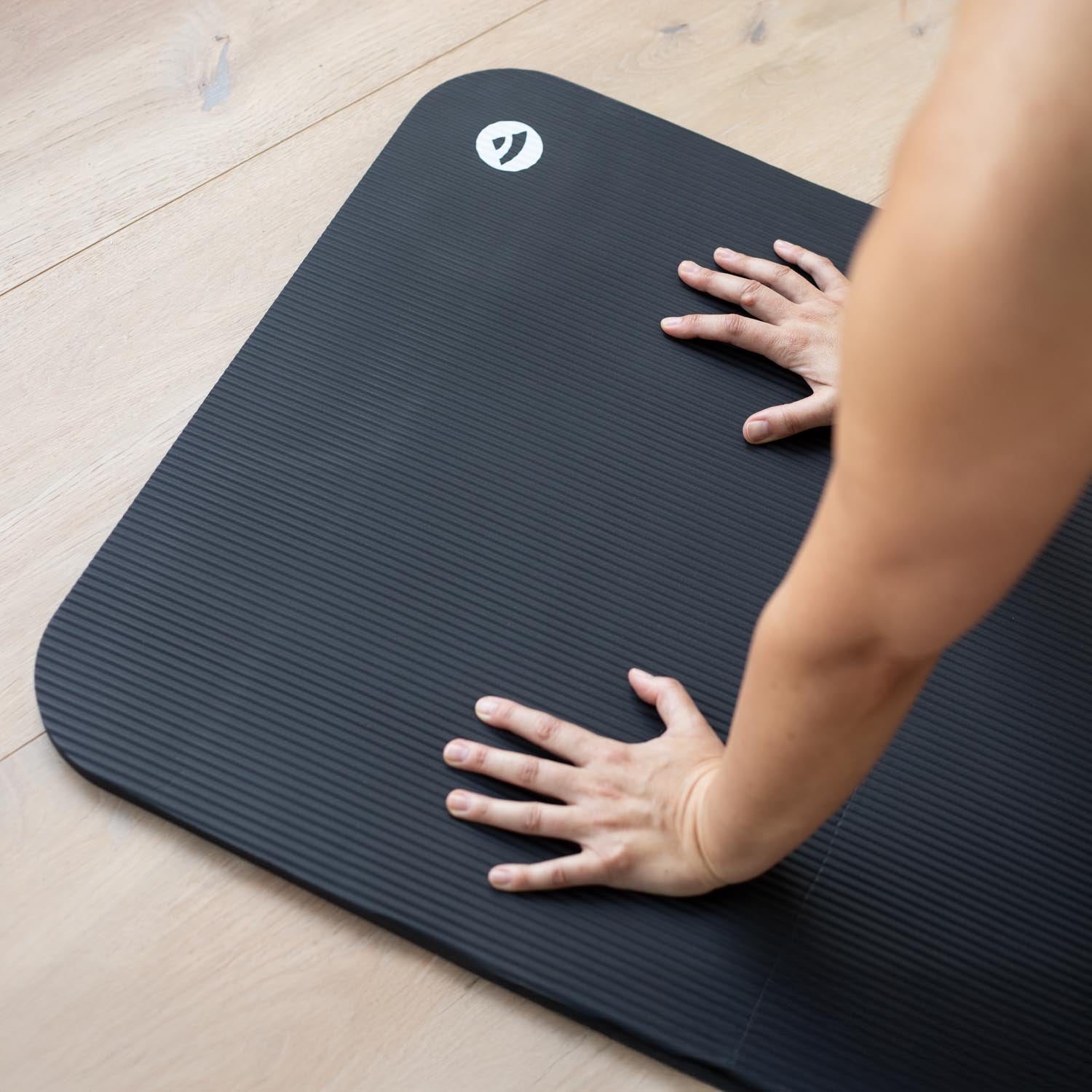 Pilatesmat gymnastiekmat fitnessmat extra dik - 185 x 60 x 1,5 cm - Zwart