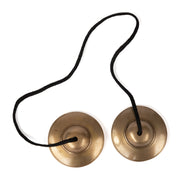 Grote Tibetaanse Tingsha cimbaal Brons langdurige klank - 7,5 cm - Glad design